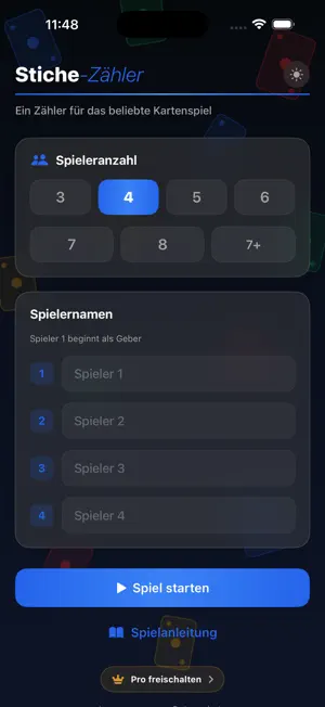 Stiche-Counter: Cardgame screenshot 1