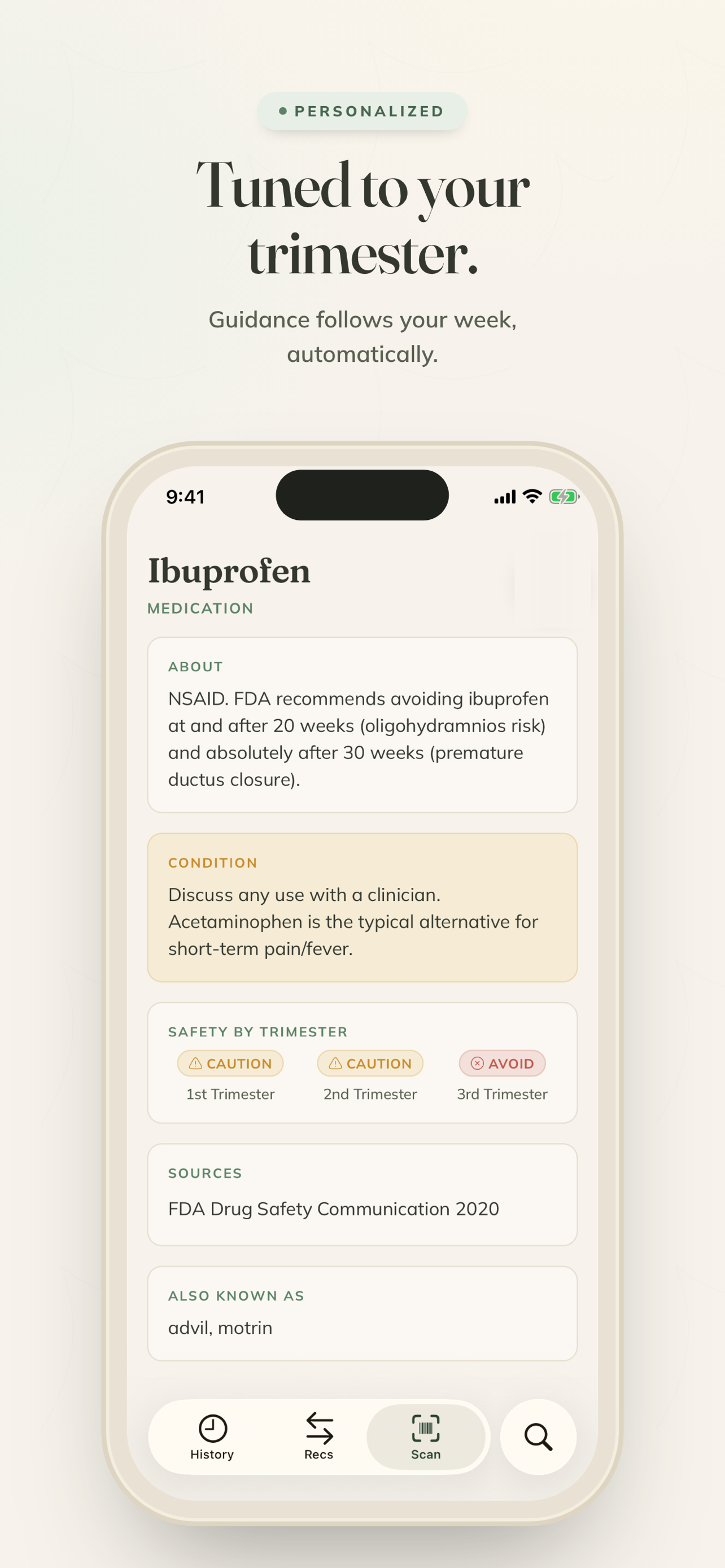 Oli: Pregnancy Safety Scanner screenshot 5