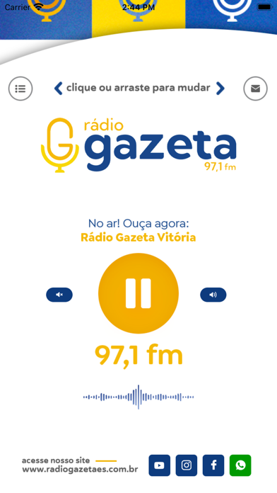 Rádio Gazeta FM Screenshot