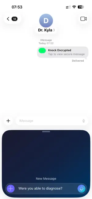 Knock Messaging screenshot 3