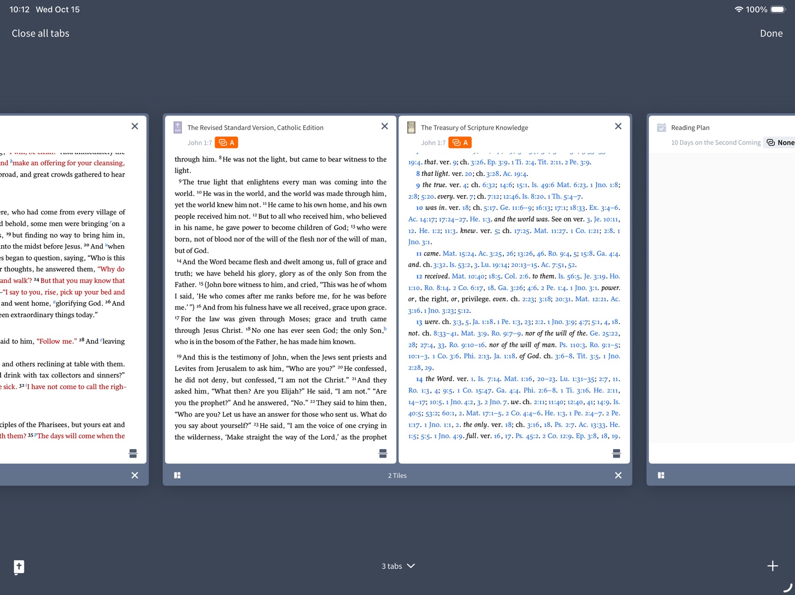 Verbum Catholic Bible Study ipad screenshot 1