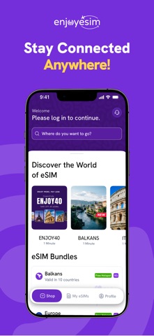 Enjoy eSIM: Global Internet screenshot