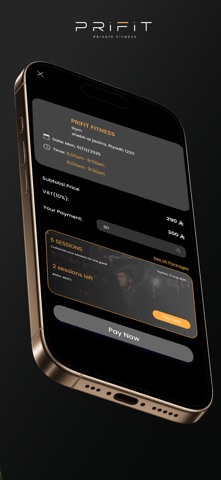 PriFit - Private Gym iPhone screenshot
