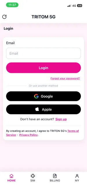 TRITOM 5G screenshot 1