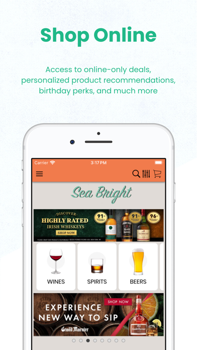 Sea bright Wine and Spirits Screenshot