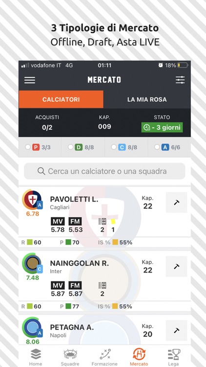 Fantacalcio Online screenshot-4