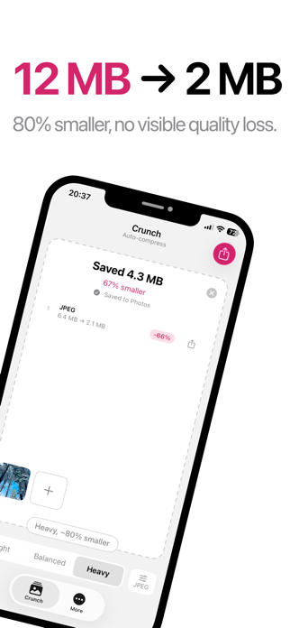 Crunch: Compress & Convert Screenshot 2 of 6