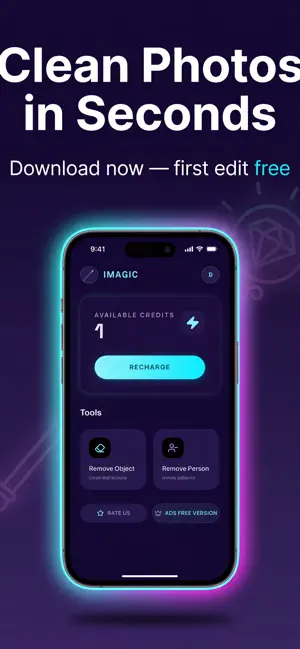 Imagic: AI Object Remover screenshot 1