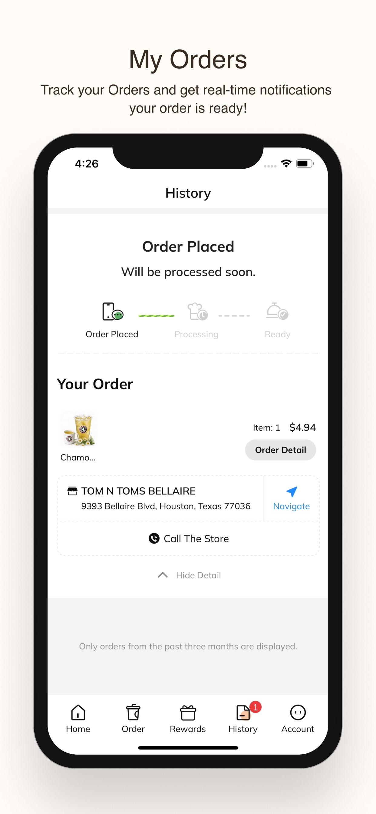 Screenshot 3 of TOM N TOMS COFFEE BELLAIRE