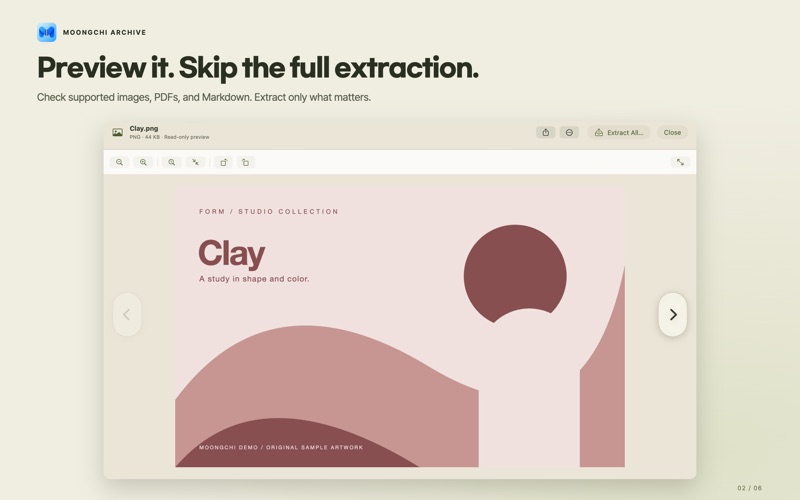 Moongchi - Zip & Unzip screenshot 2