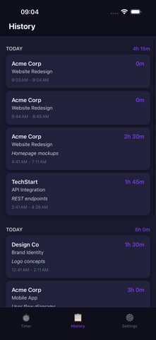 Time Tracker for freelancers Screenshot 1 of 5