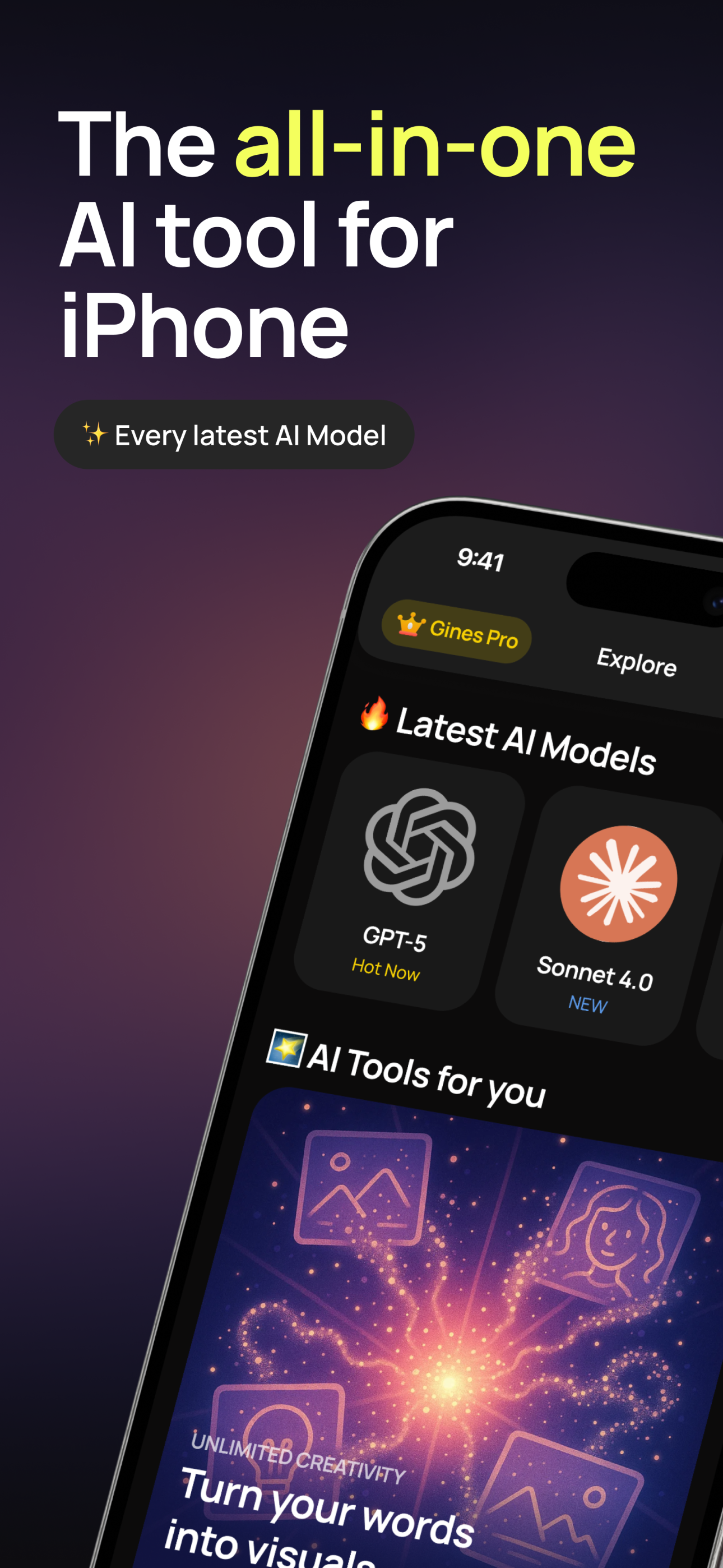 AI mini apps: Gines