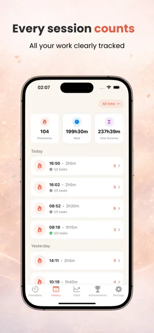 Pomocycle - Pomodoro Timer screenshot 4