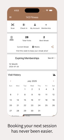 143 Fitness screenshot
