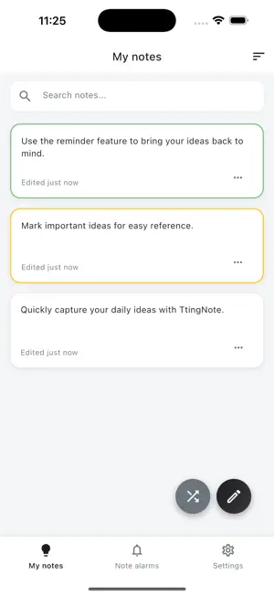 TTingNote screenshot 2