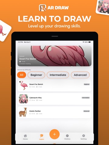 Sketch Draw : Color App iPad screenshot