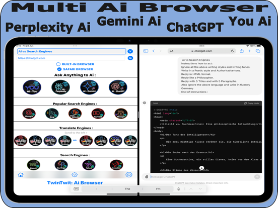 TwinTwit: Ai Browser