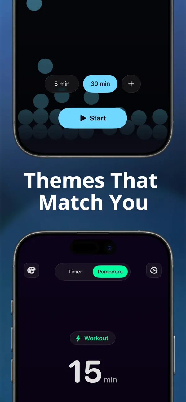 #6. Timefall: Visual ADHD Timer (iOS) Ved: Ilia Usatov