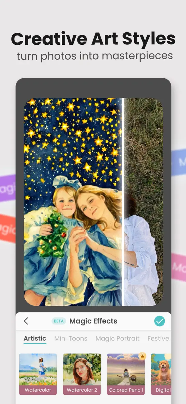 Screenshot #3 pour PicParty AI Collage Editor