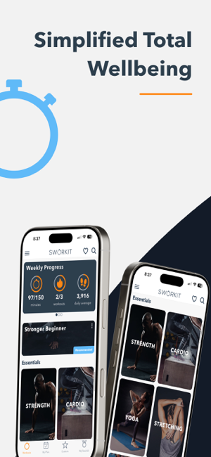 Sworkit Fitness & Wellness App Screenshot