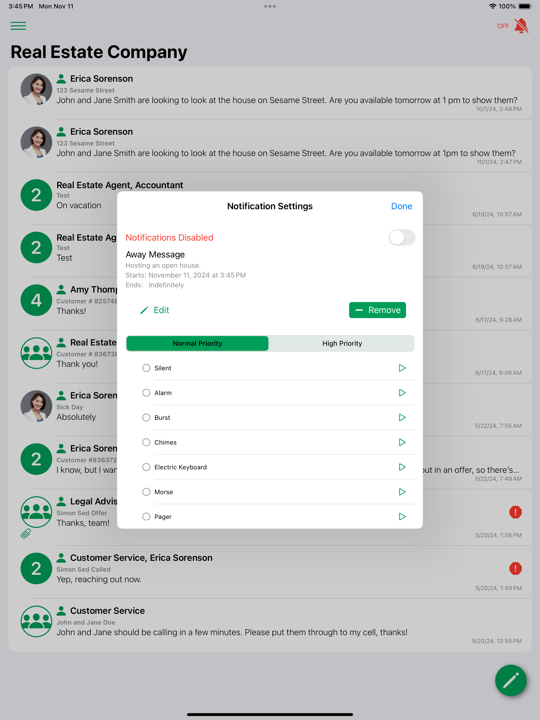 Amtelco Secure Messages