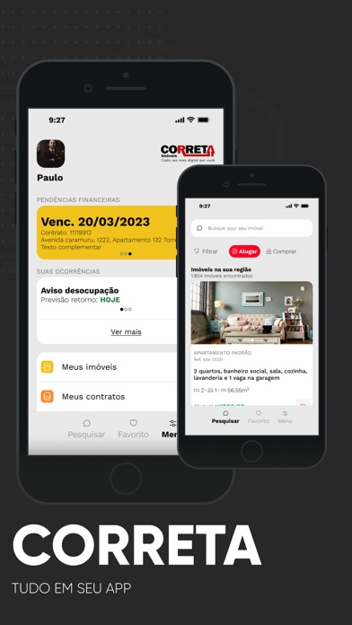 Correta Imóveis Araçatuba Screenshot