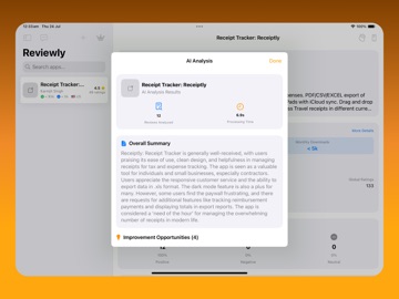 Reviewly: Smart App Reviews iPad screenshot