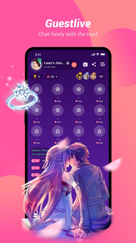 #1. Ligo live (iOS) By: 广州乐游游网络科技有限公司