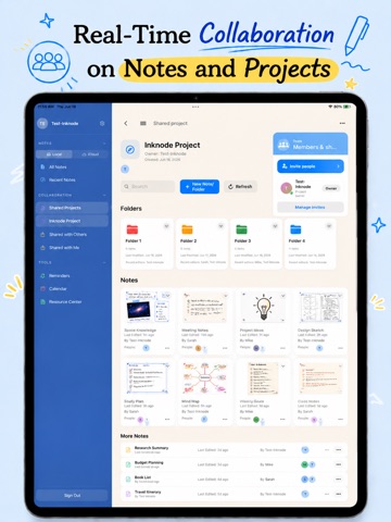 NoteApp, Mindmap, PDF: InkNode iPad screenshot