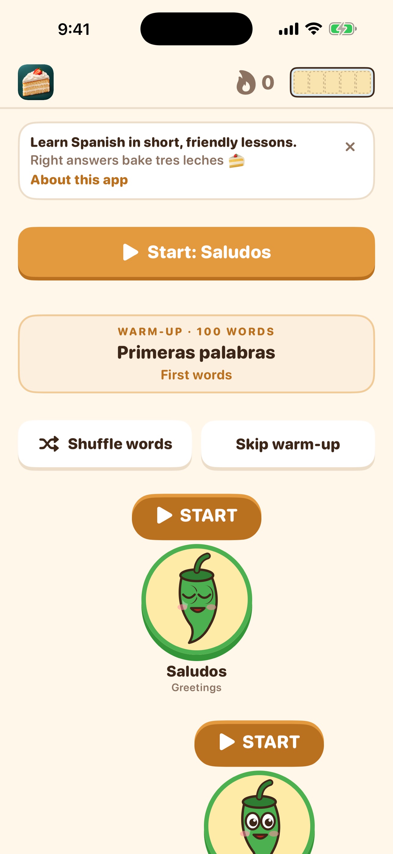 Screenshot 2 of Tres Leches: Learn Spanish