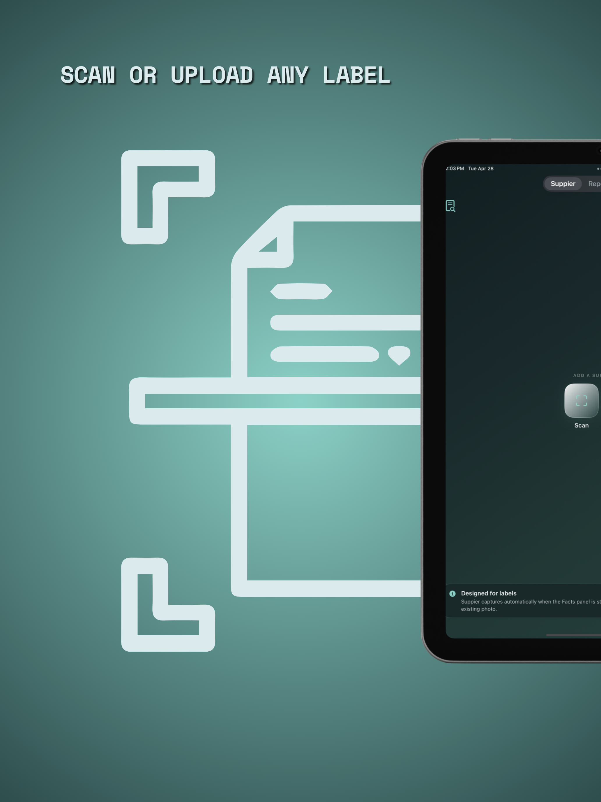 Suppier AI Supplement Scanner
