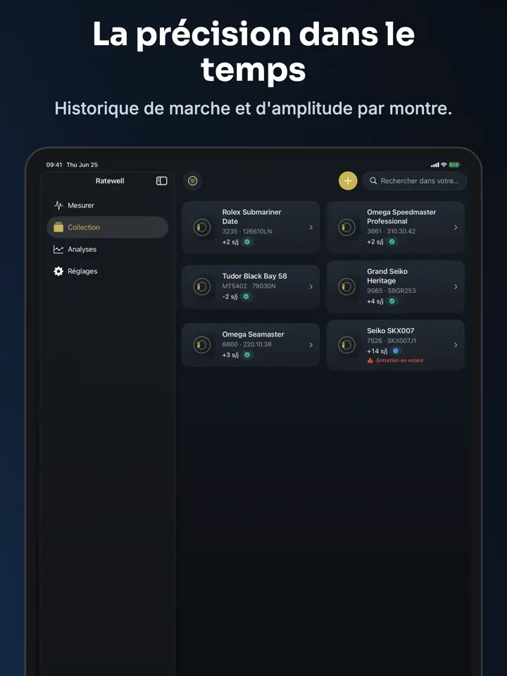 Ratewell sur iPad : capture d’écran 4 sur 6