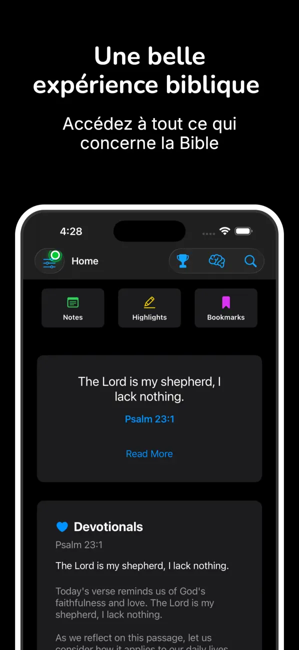Screenshot #1 pour Bible Offline : Étude IA