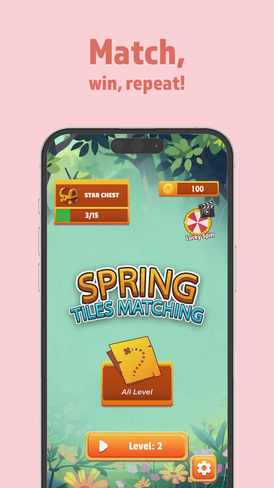 #1. Spring Tiles Matching (iOS) Bởi: GECEN TEKNOLOJI YAZILIM BILISIM SANAYI VE TICARET LIMITED SIRKETI