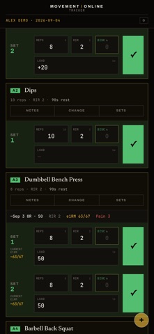 Movement Online Tracker screenshot 3