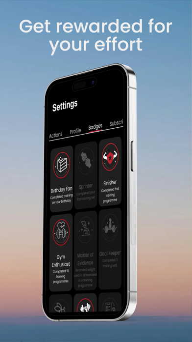Gymstructor Training App Screenshot