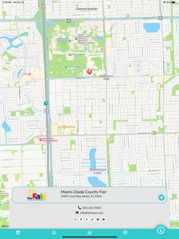 Miami-Dade County Fair iPad screenshot