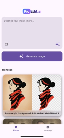 AI Image Generator: PicEdit.ai screenshot