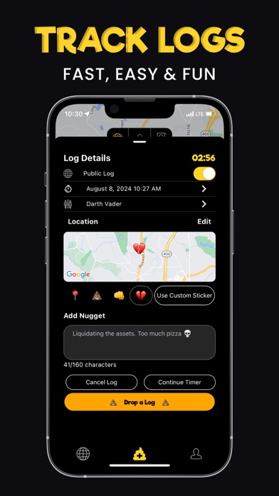 Gutchek - Poop Map & Tracker Screenshot