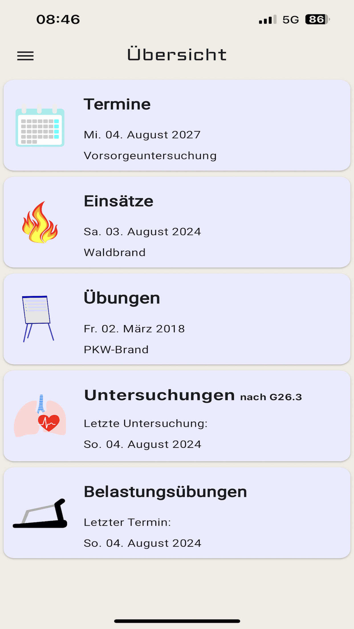 Atemschutz-Tagebuch