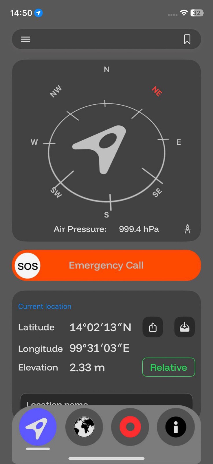 Offline GPS Tracker & Compass iphone screenshot 4