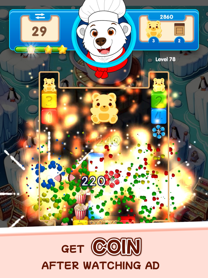 Polar Bear HOT SWEETS Match3