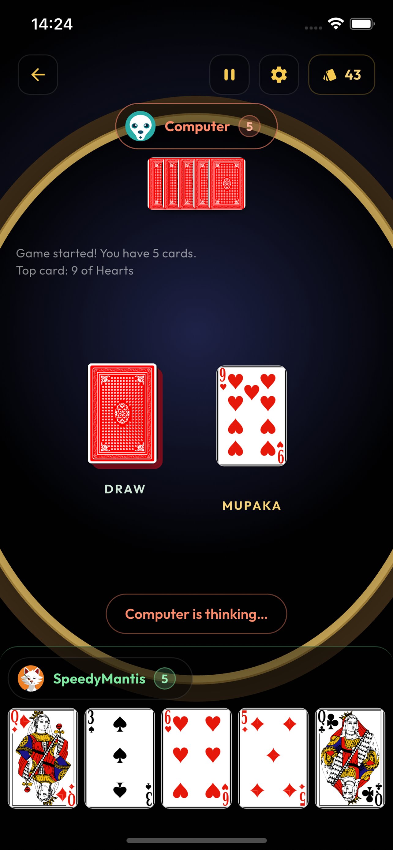 Makasa Card Game screenshot 2