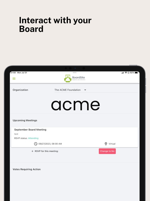 Screenshot #4 pour BoardSite Board Portal