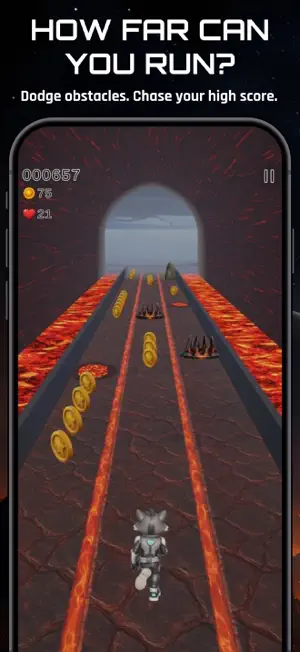 Molten Galaxy: Endless Runner screenshot 1