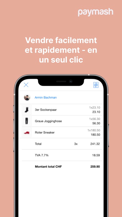 Screenshot #2 pour Paymash POS - Caisse tactile