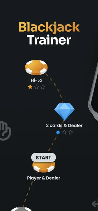 Blackjack Guru - BJ Trainer 21 screenshot 1