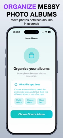 Move Photos Between Albums のスクリーンショット