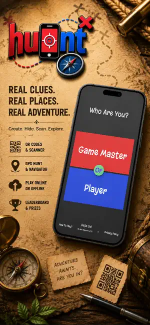 Treasure Hunt Maker - GPS, QR screenshot 1