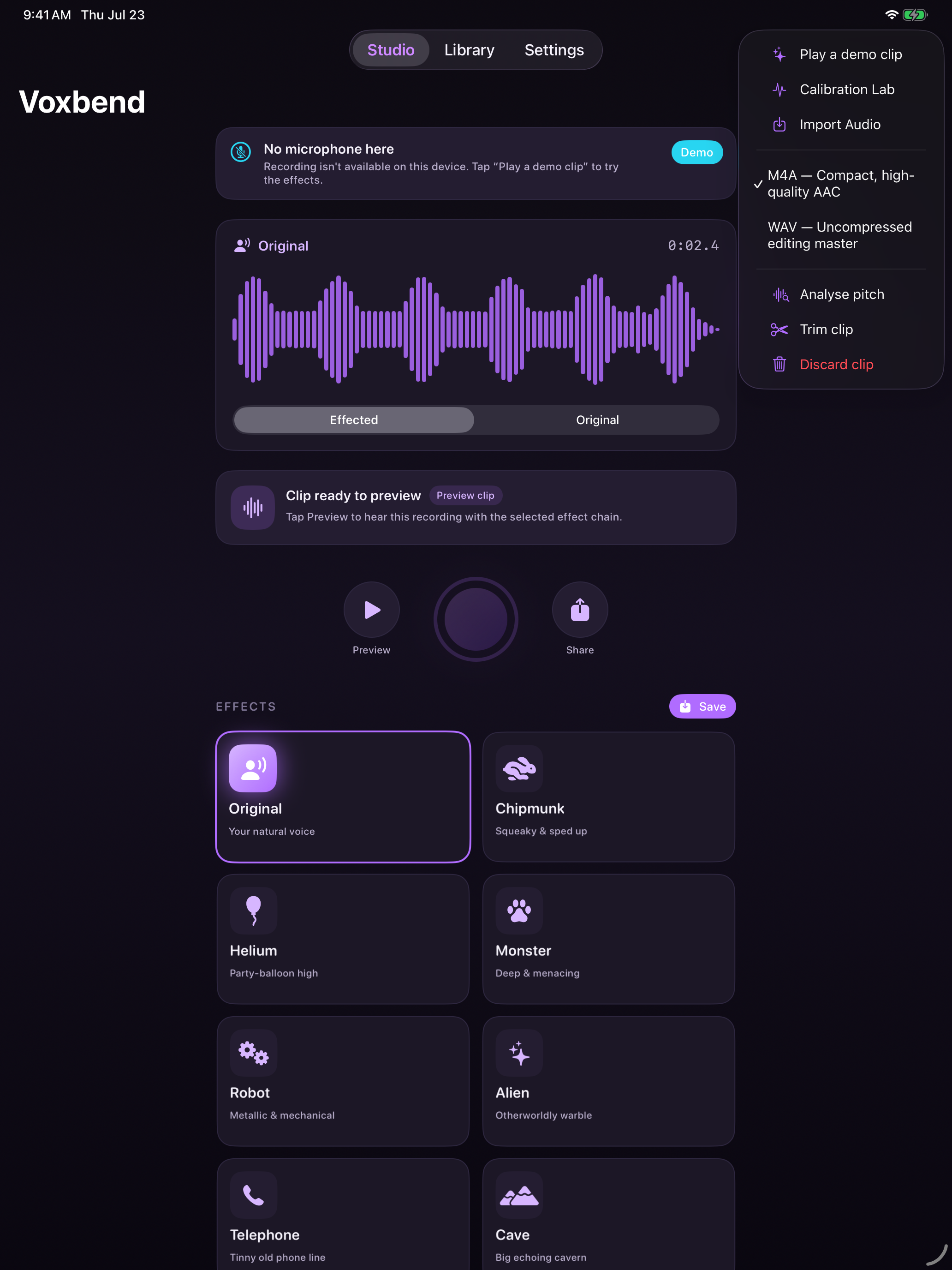 Voxbend screenshot 7